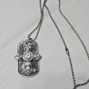 Kate Mesta Rustic Cross Dog Collar